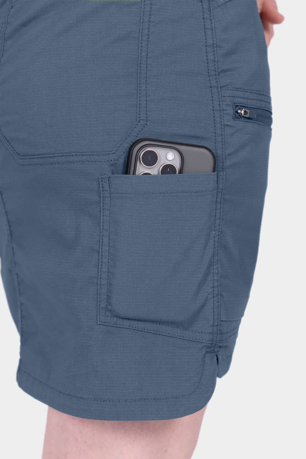 Compass COOLSWAP™ Cargo Skort — Bellowed zip cargo pockets — Dovetail Workwear
