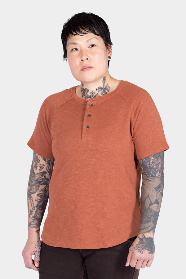 Old School Summer Henley Shirt