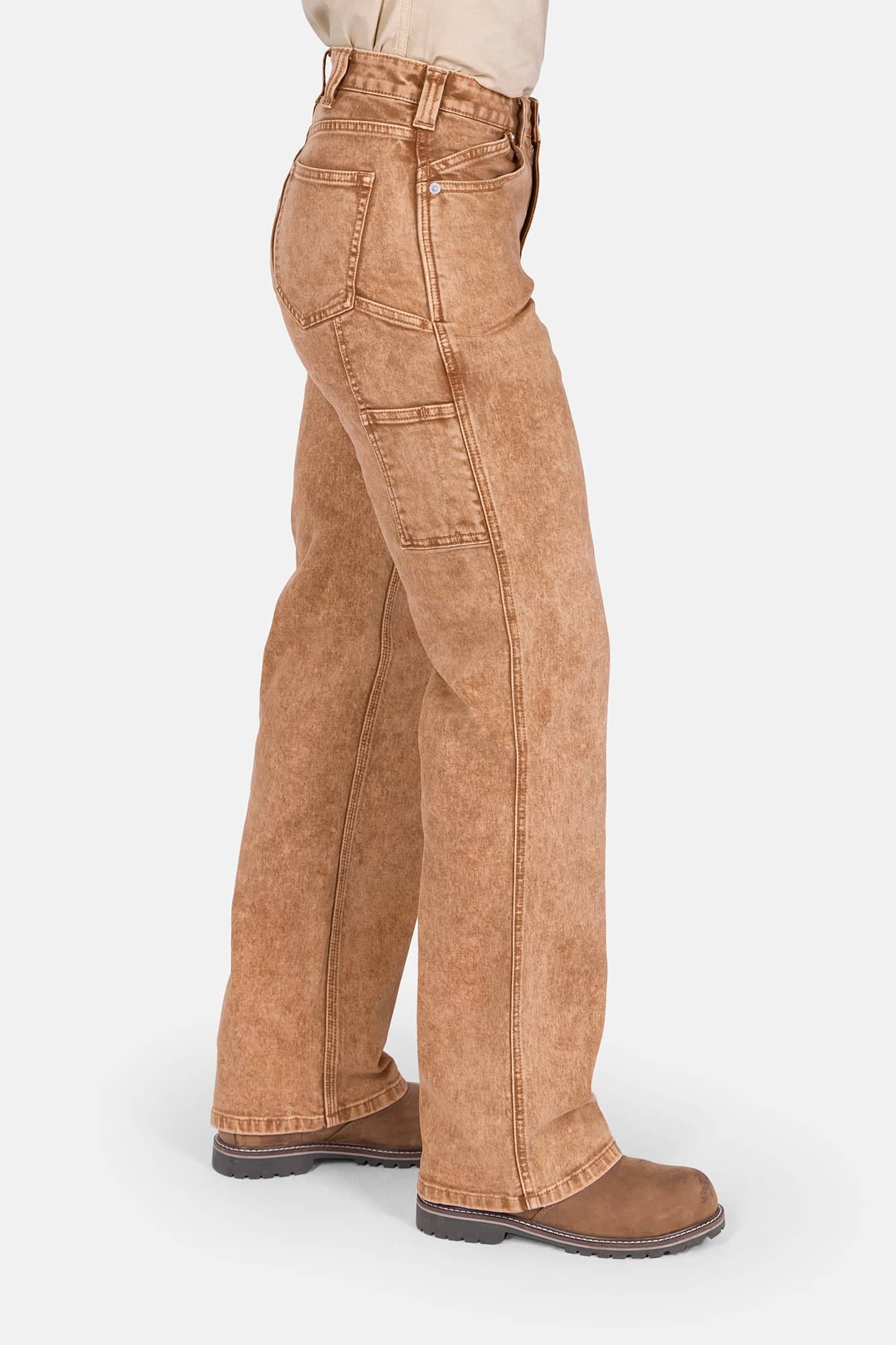 Wide Leg Jeans Women - Sunbaked Copper | Dovetail Workwear