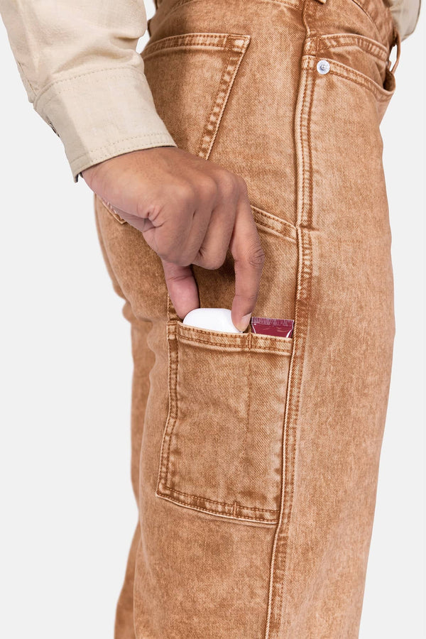 Old School Wide Leg Mineral Wash Jean