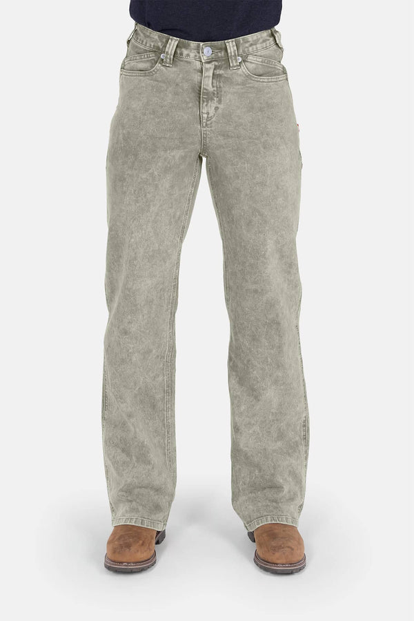 Old School Wide Leg Mineral Wash Jean