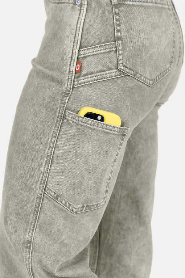 Old School Wide Leg Mineral Wash Jean