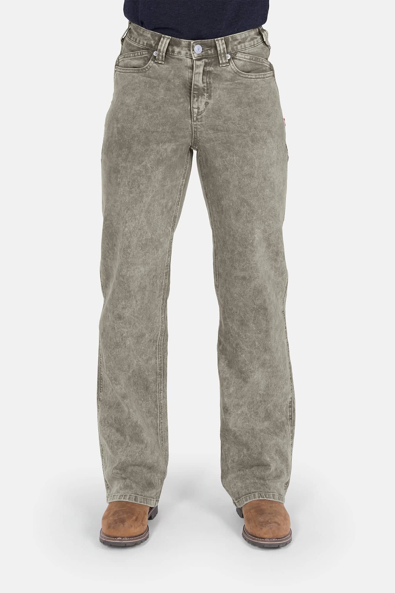 Wide Leg Jeans Women Can Work In | Dovetail Workwear