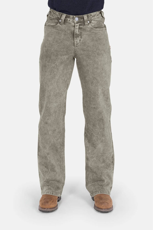 Old School Wide Leg Mineral Wash Jean