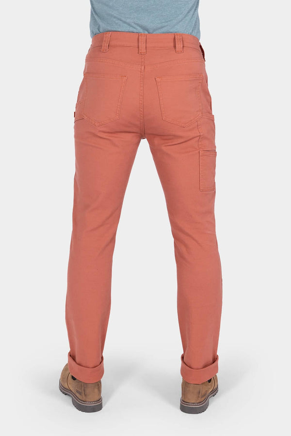 GO TO™ Stretch Canvas Pant in Terracotta