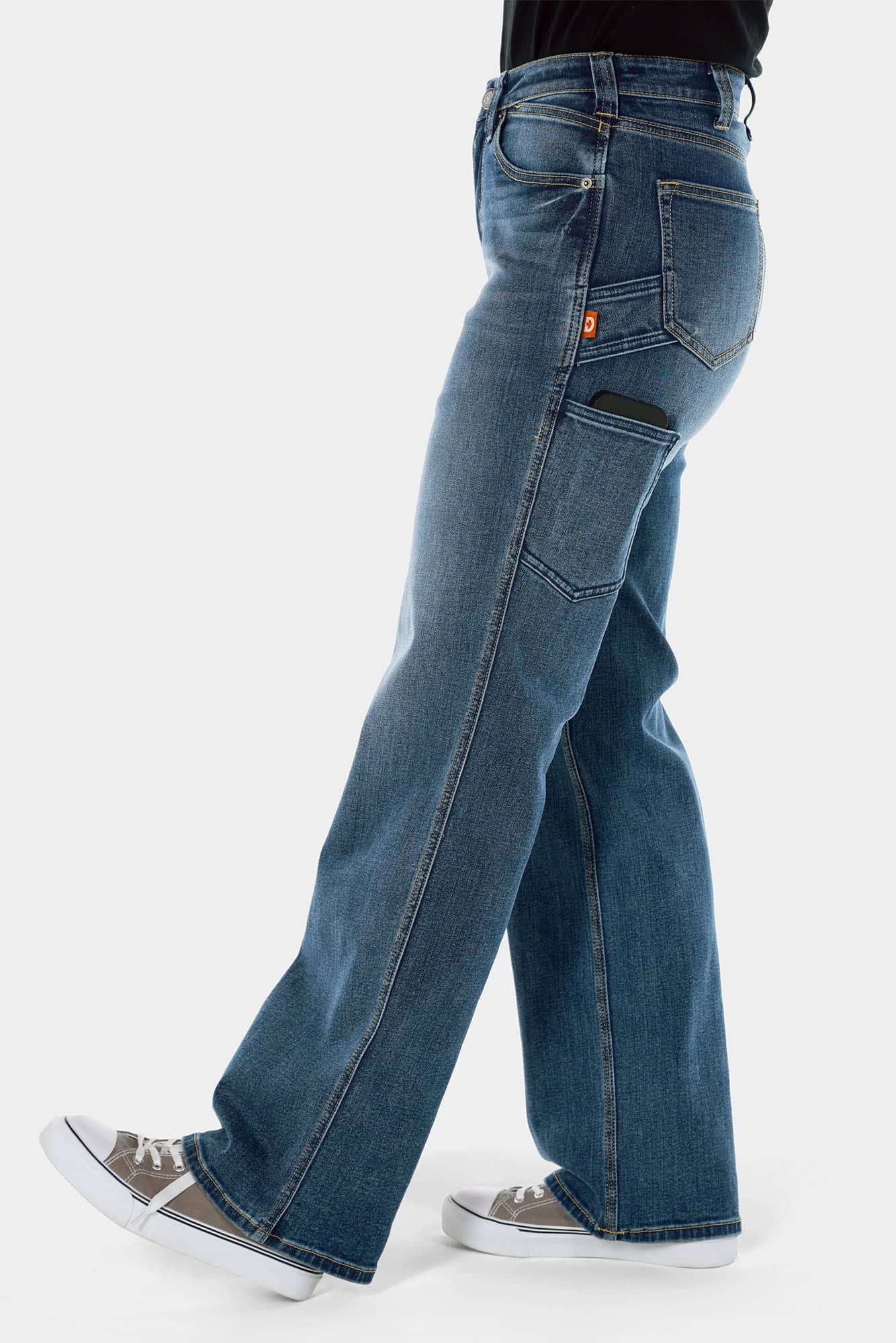 Wide Leg Jeans Women - Power Stretch | Dovetail Workwear