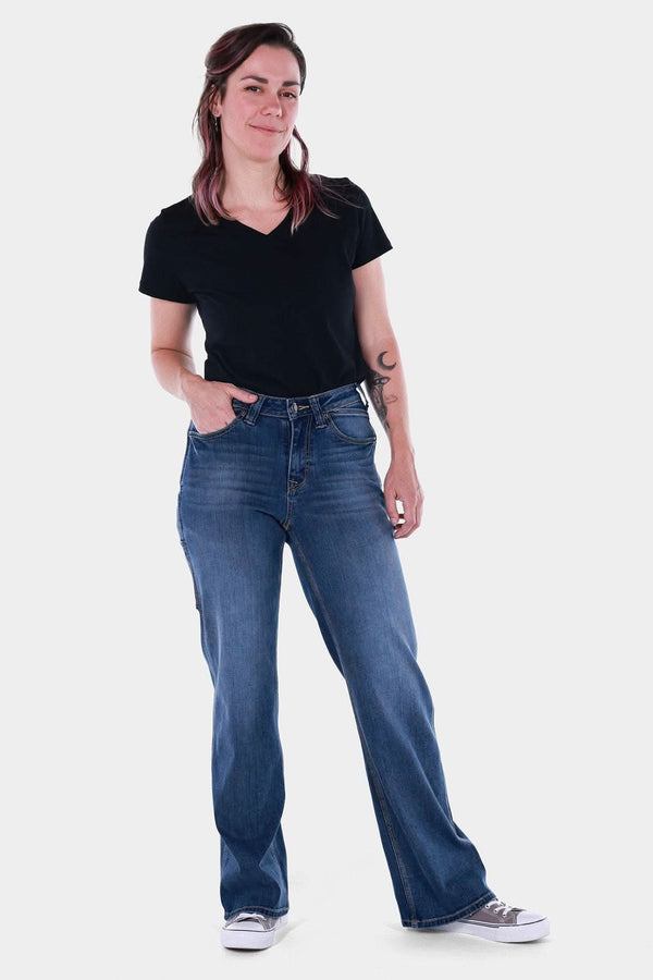 Old School Wide Leg Jean