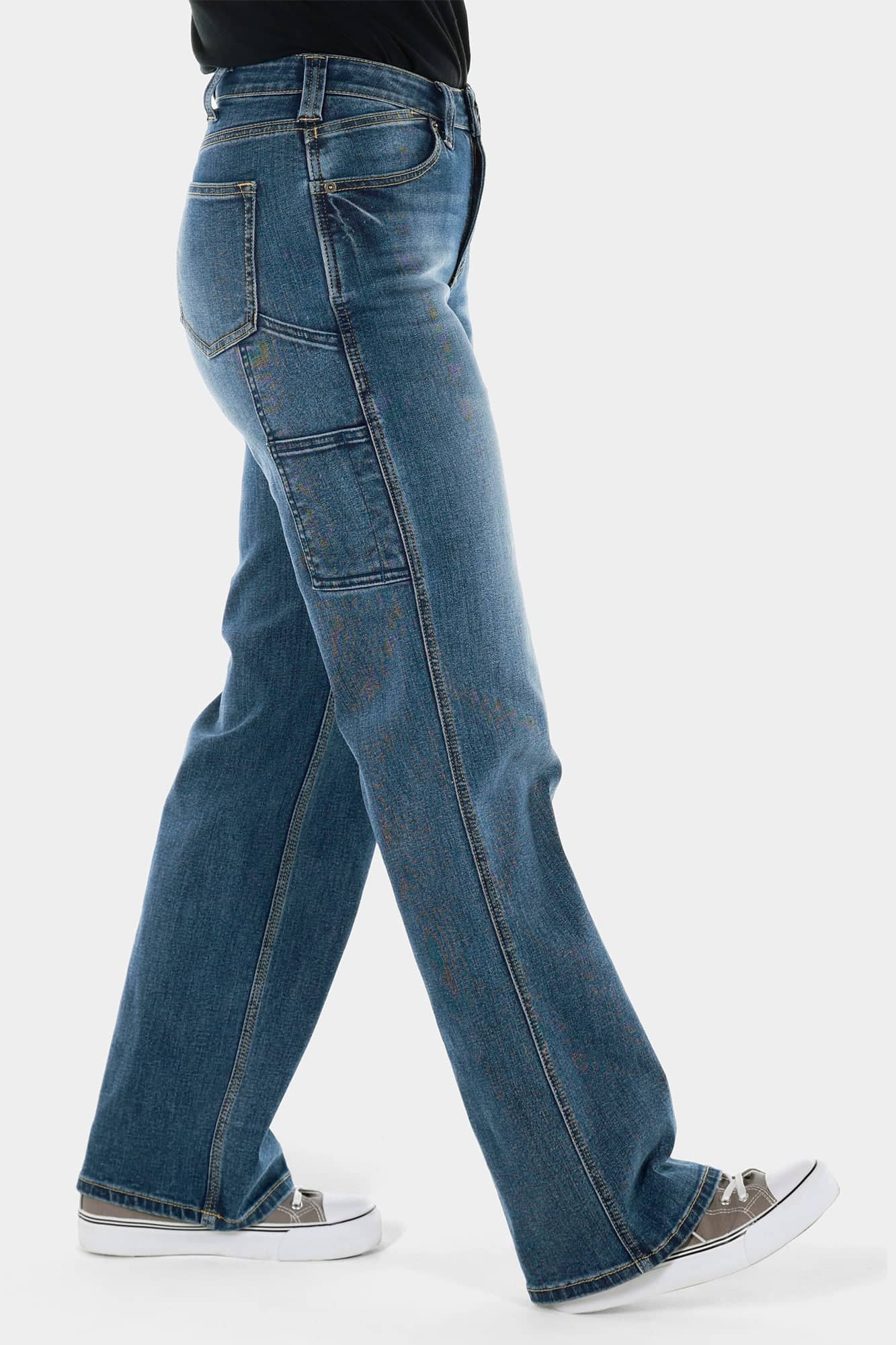 Wide Leg Jeans Women - Power Stretch | Dovetail Workwear