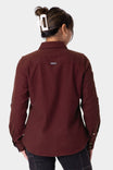 Givens Stretch Chamois Work Shirt in Elderberry