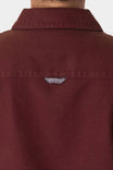 Givens Stretch Chamois Work Shirt in Elderberry