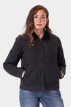 Old School Duck Canvas Trucker Jacket in Hammer Down Black