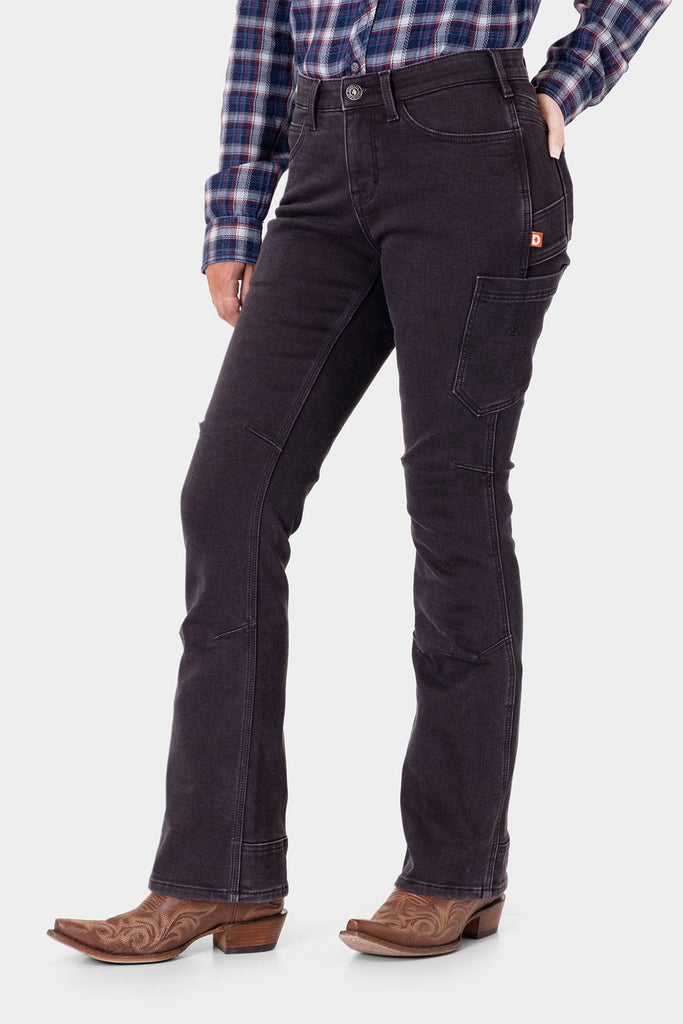 DX Bootcut HOTSWAP® Thermal Denim Pant in Black