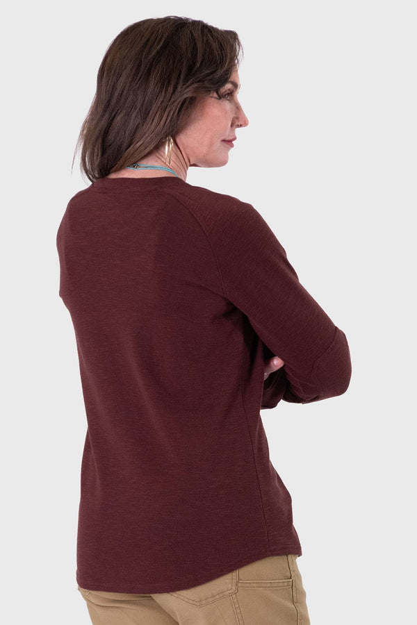 Honed Long Sleeve Thermal Henley