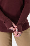 Honed Long Sleeve Thermal Henley