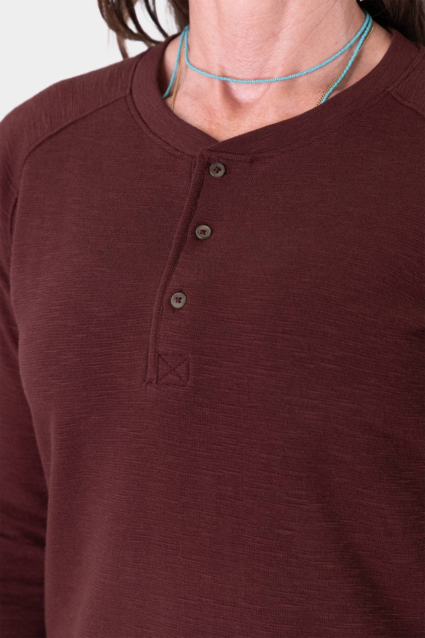 Honed Long Sleeve Thermal Henley