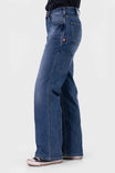 Old School Wide Leg Jeans in Indigo Denim