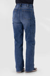 Old School Wide Leg Jeans in Indigo Denim