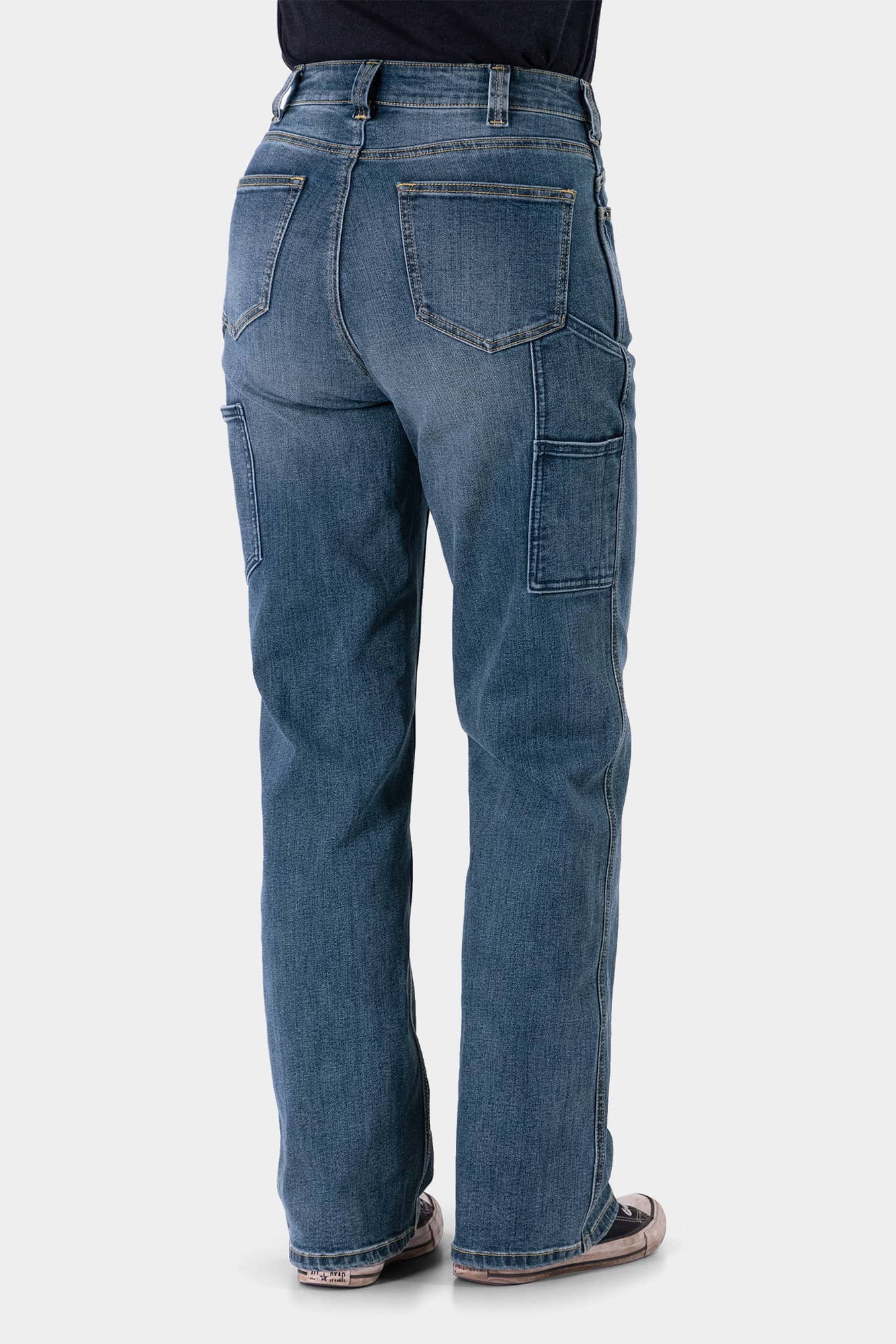 Wide Leg Jeans Women - Power Stretch | Dovetail Workwear