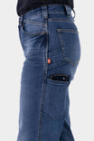 Old School Wide Leg Jeans in Indigo Denim