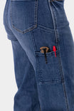 Old School Wide Leg Jeans in Indigo Denim
