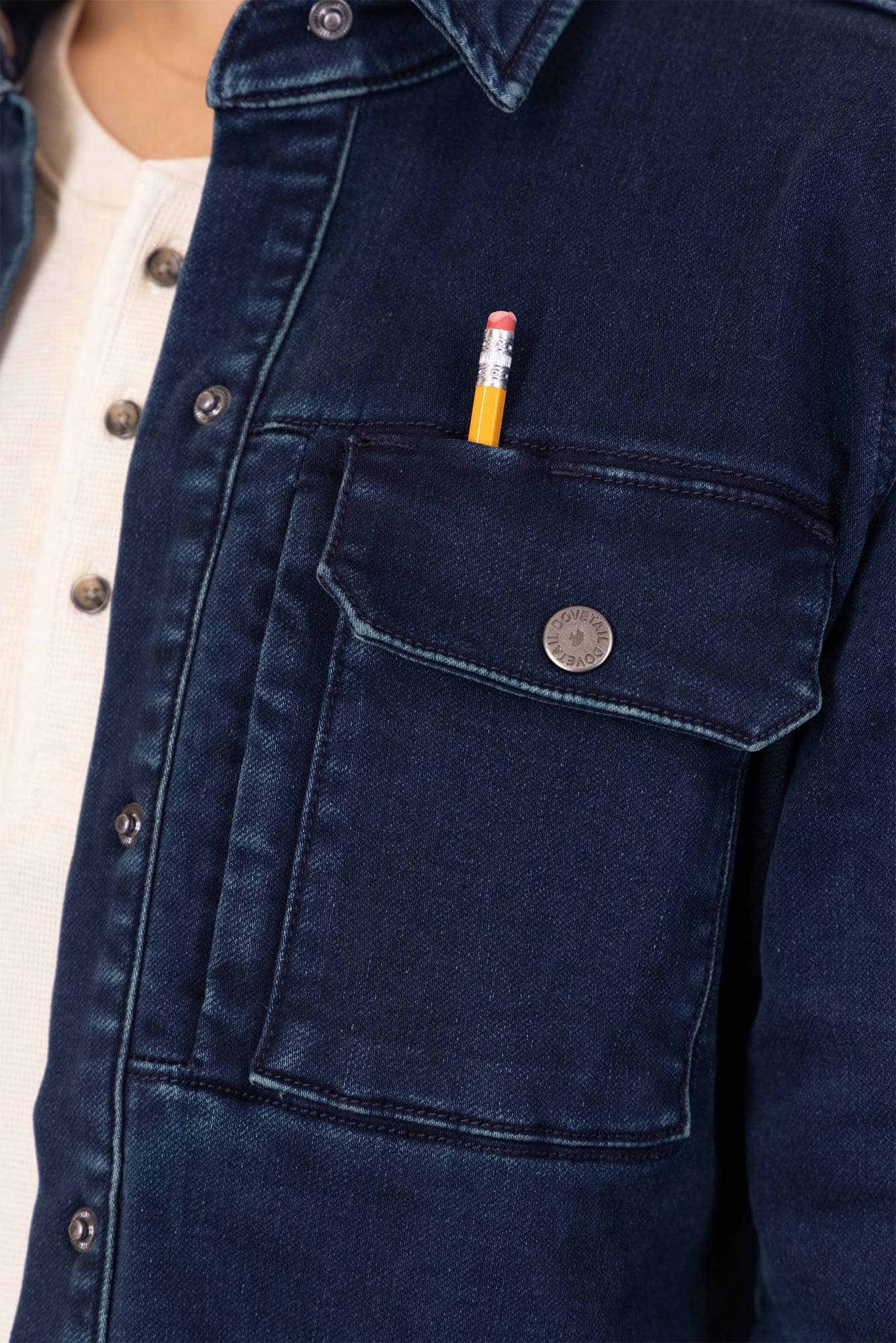 Oahe HOTSWAP® Thermal Denim Work Jacket in Indigo Blue – Dovetail