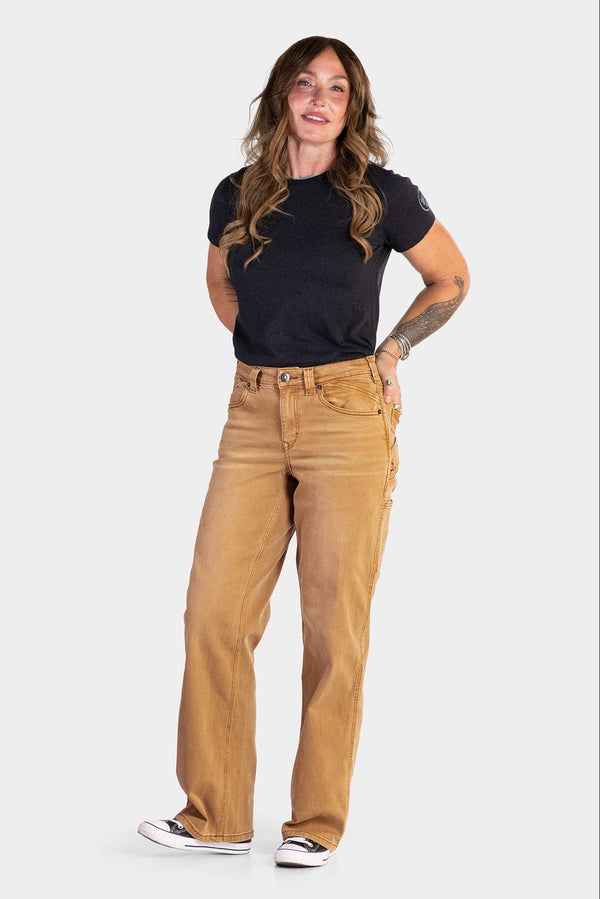 Wide Leg Jeans Women - Sunbaked Copper | Dovetail Workwear
