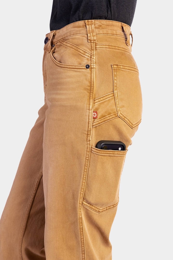 Wide Leg Jeans Women - Sunbaked Copper | Dovetail Workwear