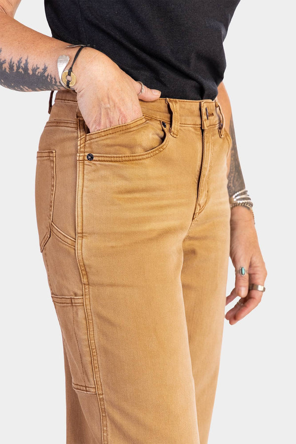 Wide Leg Jeans Women - Sunbaked Copper | Dovetail Workwear
