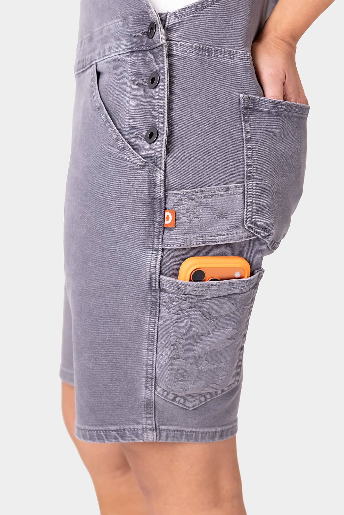 【12Y】美品 repetto オーバーオール ウォーミングアップウエア グレー Short Overalls for Women - Utility Style | Dovetail Workwear