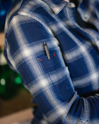 Givens Work Shirt in Stretch Flannel Work Shirt Dovetail Workwear