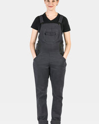 Freshley Maternity Overalls In Navy Stretch Canvas Work Pants Dovetail Workwear