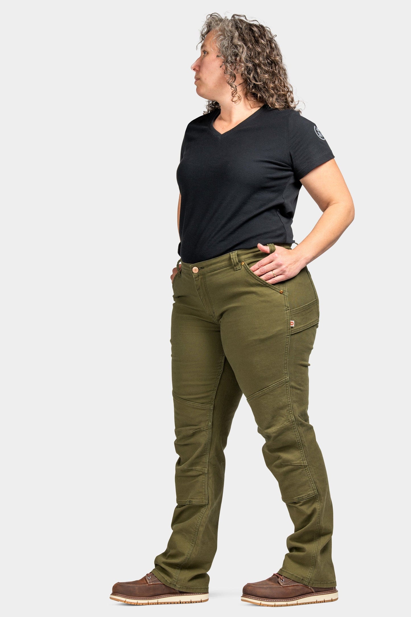 GO TO™ Stretch Canvas Pants in Kelp Green Work Pants Dovetail Workwear