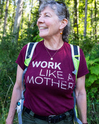 Work Like a Mother Crew Neck T-Shirt Tees Dovetail Workwear