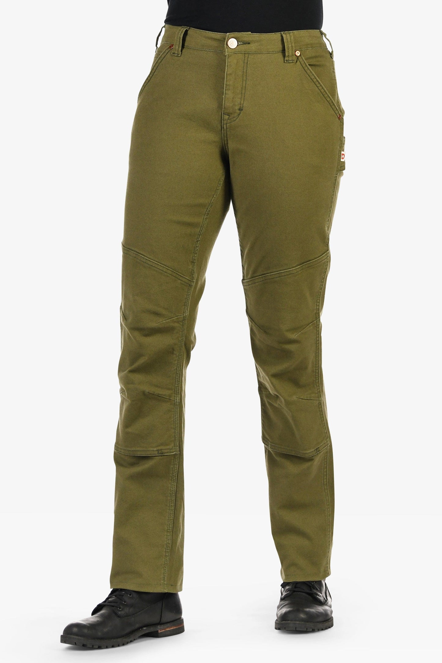 GO TO™ Stretch Canvas Pants in Kelp Green Work Pants Dovetail Workwear