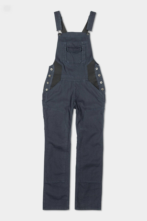 Freshley Maternity Overalls in Navy Stretch Canvas