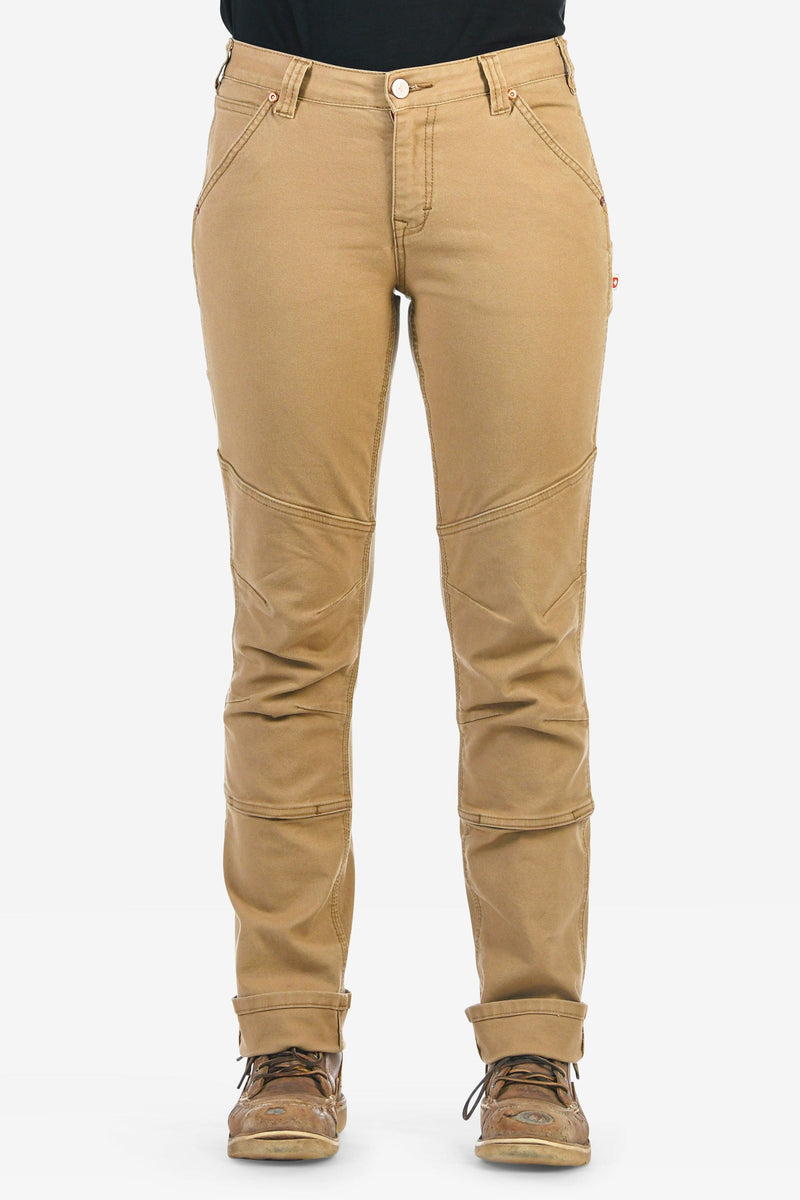 GO TO™ Stretch Canvas Pants in Sawdust Brown Work Pants Dovetail Workwear