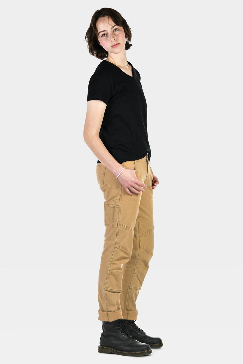 GO TO™ Stretch Canvas Pants in Sawdust Brown Work Pants Dovetail Workwear