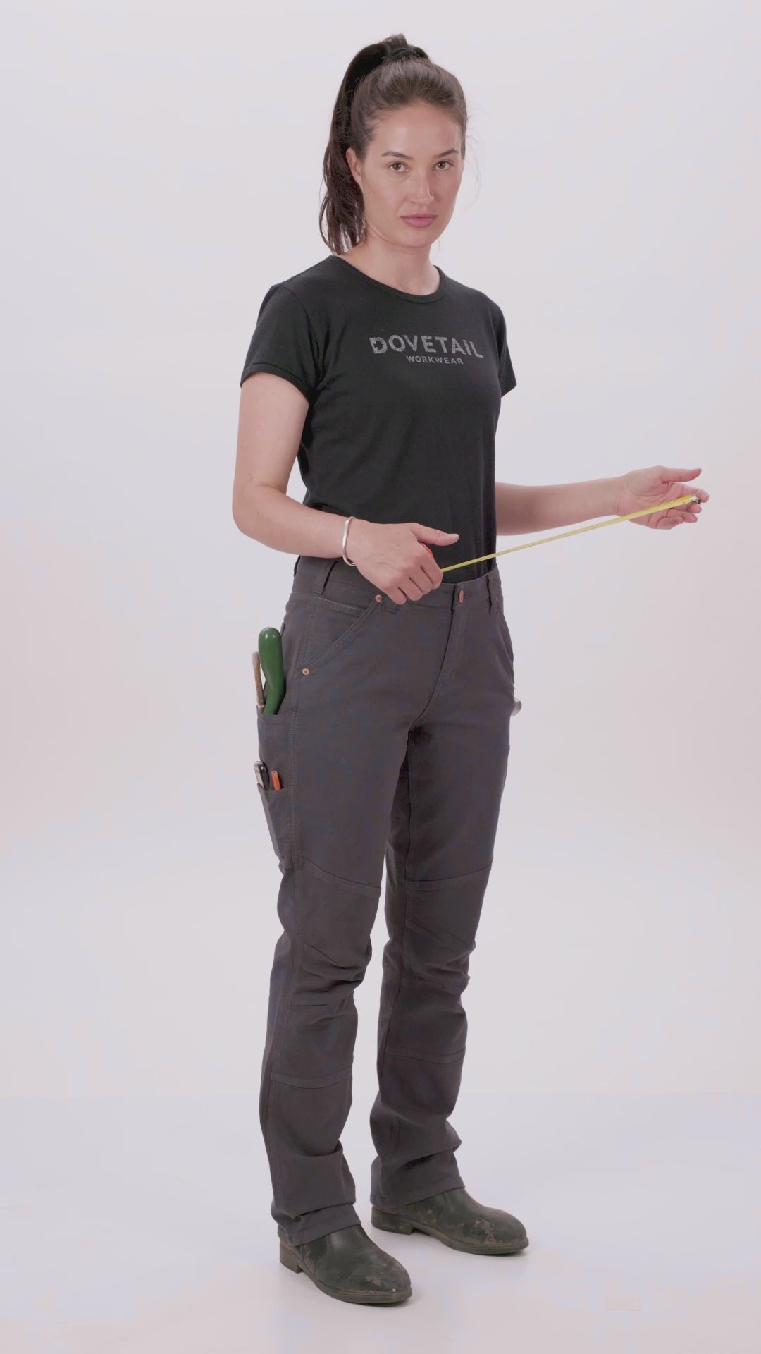 Go-To Cement Grey Canvas Work Pants | Straight Leg – Dovetail Workwear