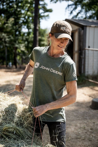 John Deere X Dovetail Workwear T-Shirt for Women Tees Dovetail Workwear