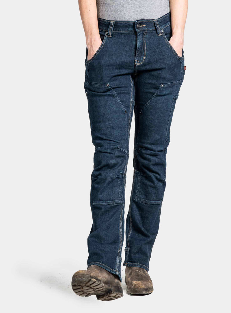 Britt X Power Hemp in Indigo Work Pants Dovetail Workwear