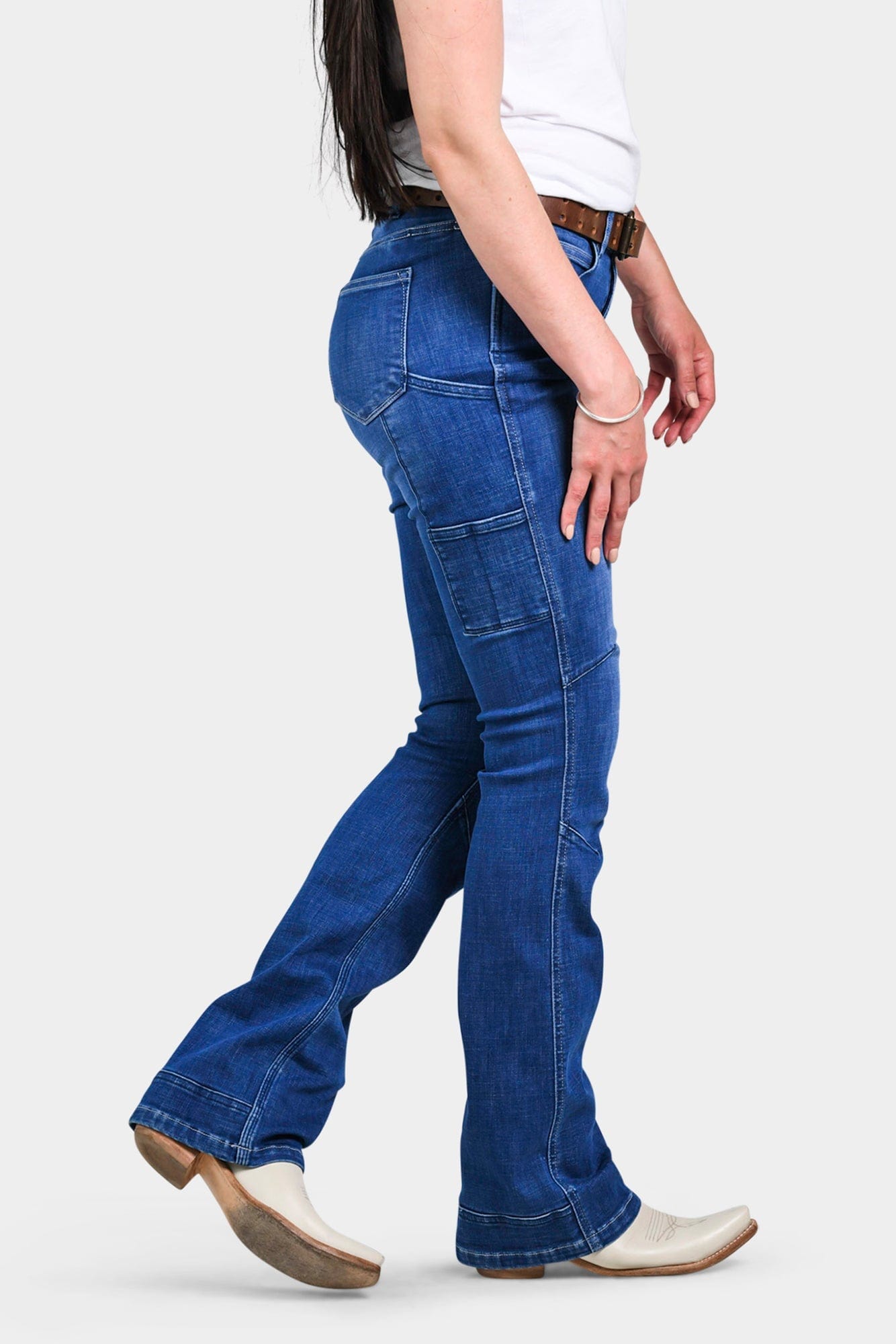 DX Bootcut in Blue Sky Denim Work Pants Dovetail Workwear