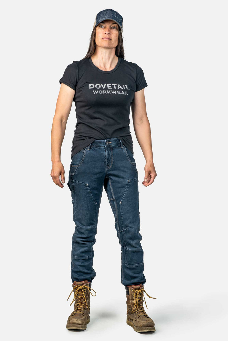 Britt X Power Hemp in Indigo Work Pants Dovetail Workwear