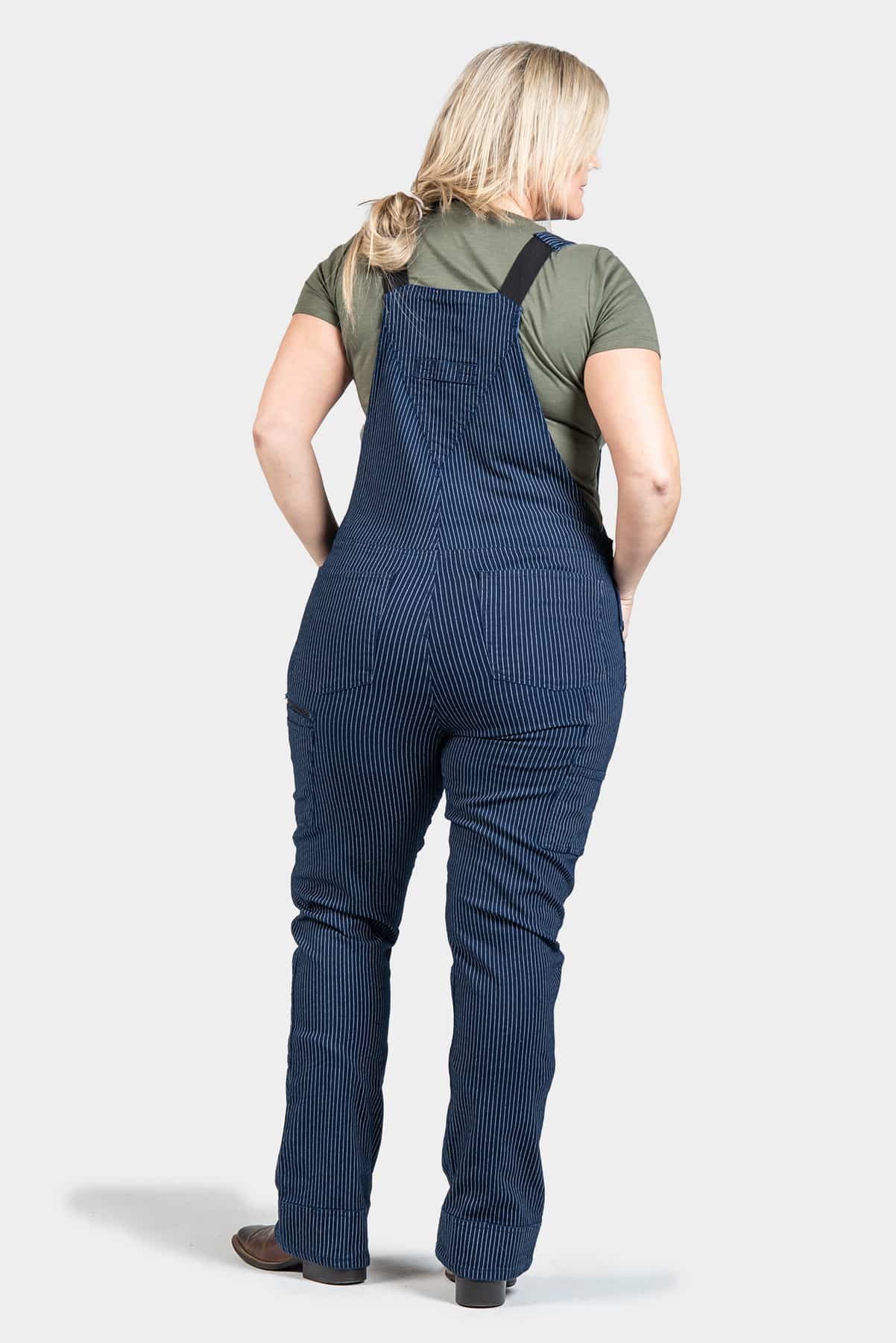 Freshley Overalls in Wabash Stripe Work Pants Dovetail Workwear