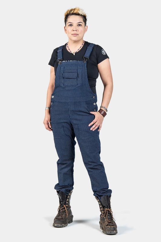 Freshley Overalls in Wabash Stripe Work Pants Dovetail Workwear