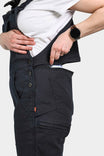 Freshley Drop Seat Overalls in Navy Canvas Work Pants Dovetail Workwear