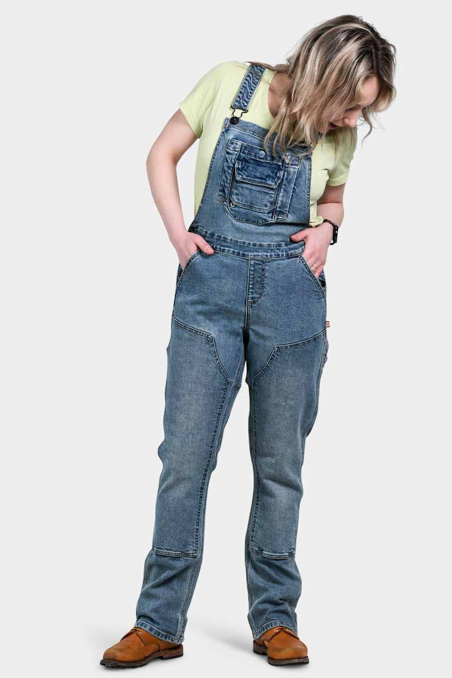 Freshley Overalls in Vintage Indigo Denim Work Pants Dovetail Workwear