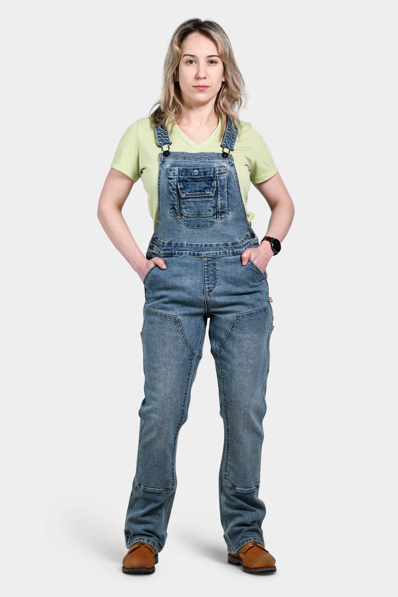 Freshley Overalls in Vintage Indigo Denim Work Pants Dovetail Workwear