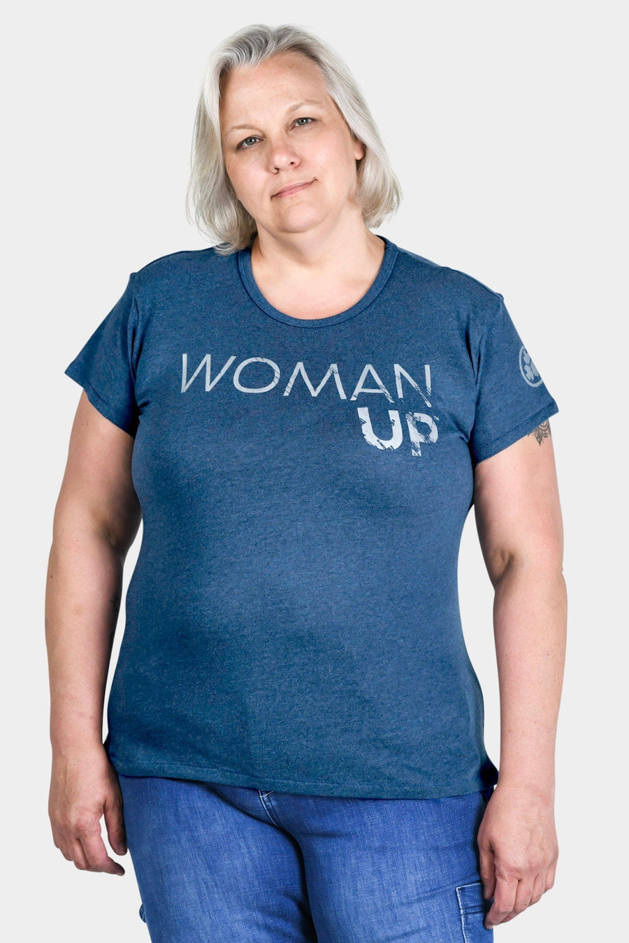 Woman Up™ Crew Neck Tee Tees Dovetail Workwear