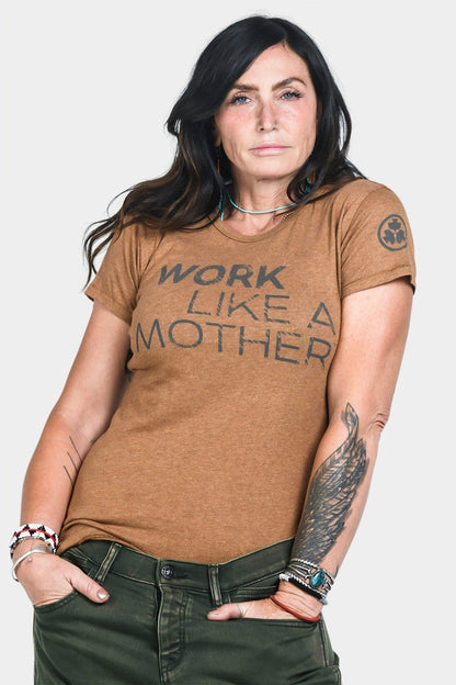 Work Like a Mother™ Crew Neck Tee Tees Dovetail Workwear