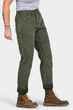 Shop Pant in Olive Green Denim Work Pants Dovetail Workwear